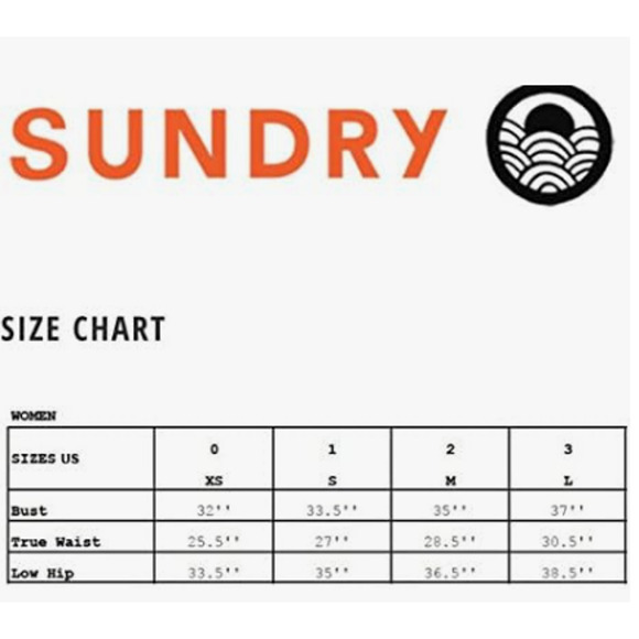 SUNDRY WMNS SZ 3/LARGE COTTON MODAL RIBBED STRETCH TANK TOP OMBRE BLUE WHITE NEW - Picture 11 of 11